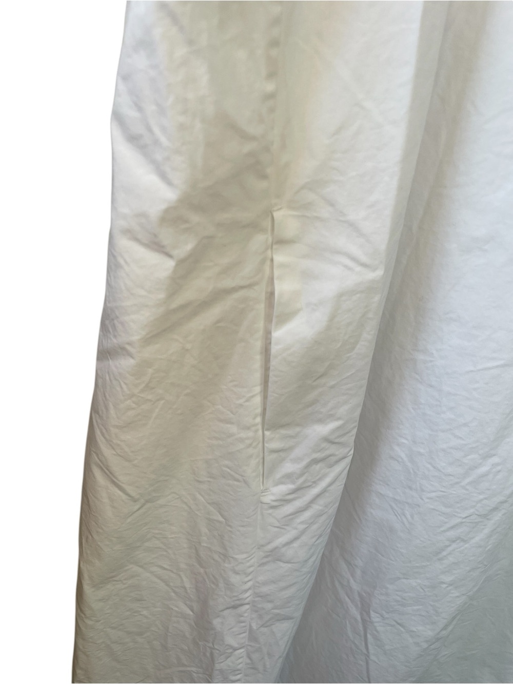 CONTEMPORAINE Simons White Organic Cotton Sleeveless Lagenlook Maxi Dress XXL - Picture 3 of 5